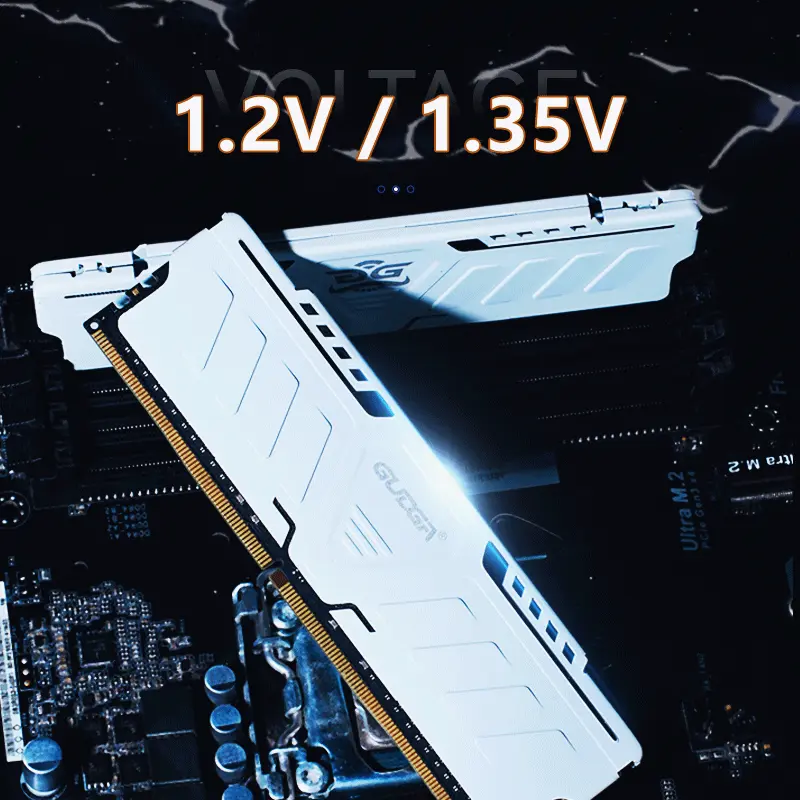 冷却ベスト付きDDR4 RAMメモリ